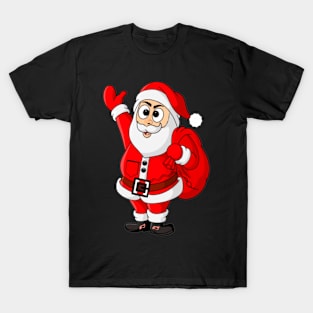 Vintage Christmas Santa 🎅🎄 T-Shirt